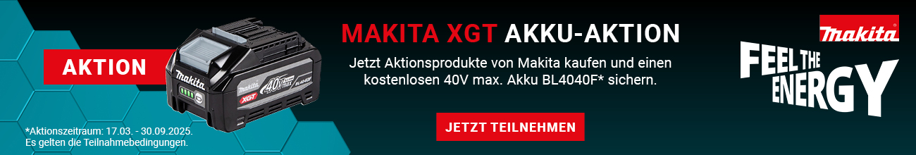 Pop-Up: Makita XGT Serie Kampagne