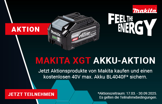 Makita XGT Serie Kampagne