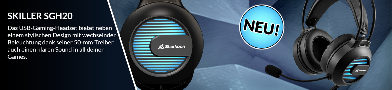 Sharkoon Skiller SGH20, Gaming-Headset