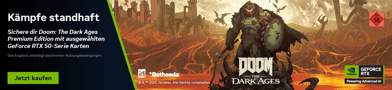 NVIDIA DOOM: The Dark Ages GeForce RTX 50 Series bundle