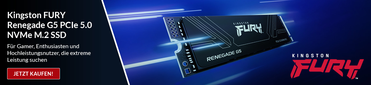 Kingston Stageteaser auf Hardware