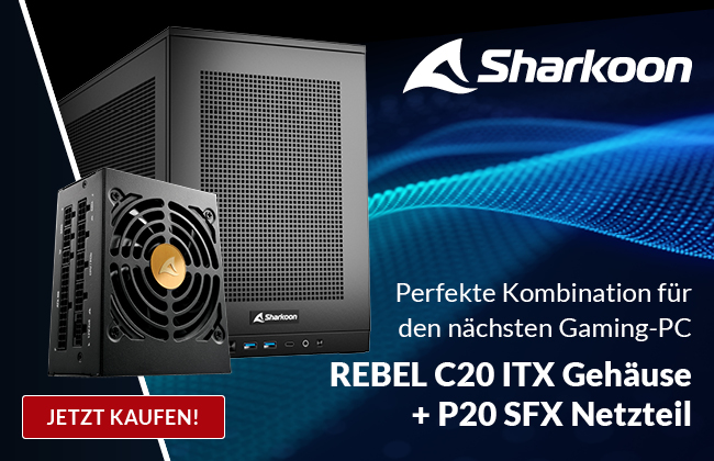 REBEL C20 ITX + P20 SFX Netzteil