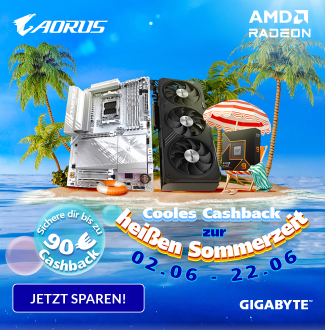Gigabyte HW AMD Cashback Promo Juni