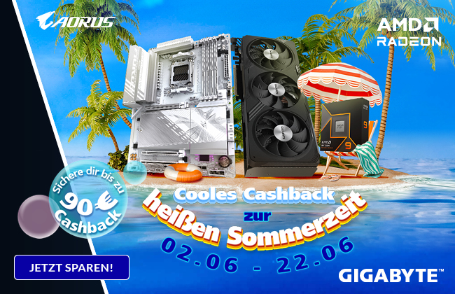 Gigabyte HW AMD Cashback Promo Juni