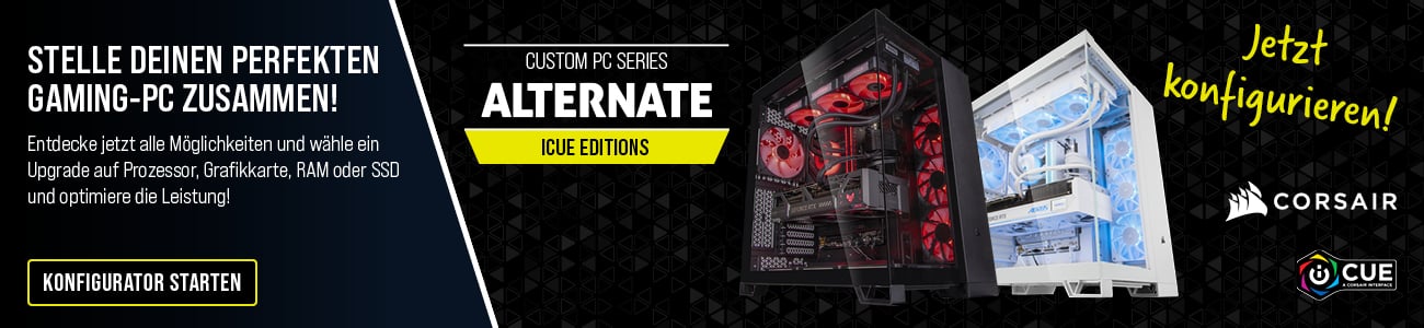 Stelle deinen perfekten Gaming-PC zusammen