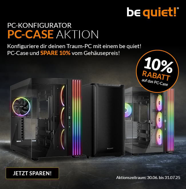 Be Quiet BTO-Aktion Gehäuse