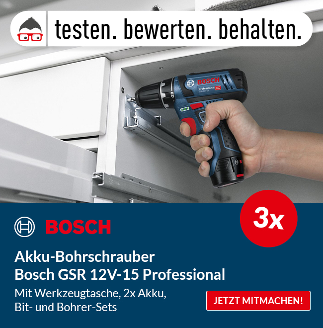 Bosch Akku-Bohrschrauber GSR 12V-15 Professional