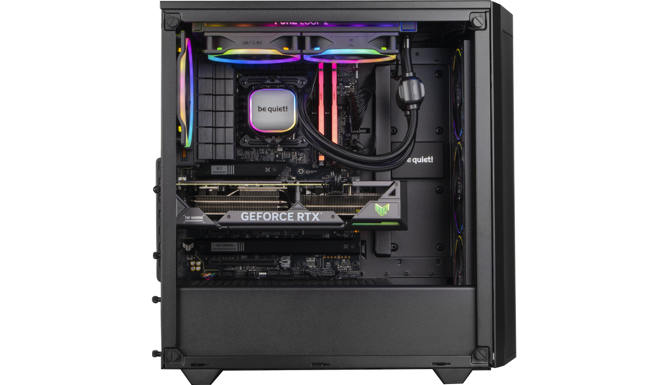 ALTERNATE Gaming-PC Window Edition • RTX 4060 Ti • Intel® Core™ i5-13400F •  16 GB RAM schwarz, Windows 11 Home 64-Bit